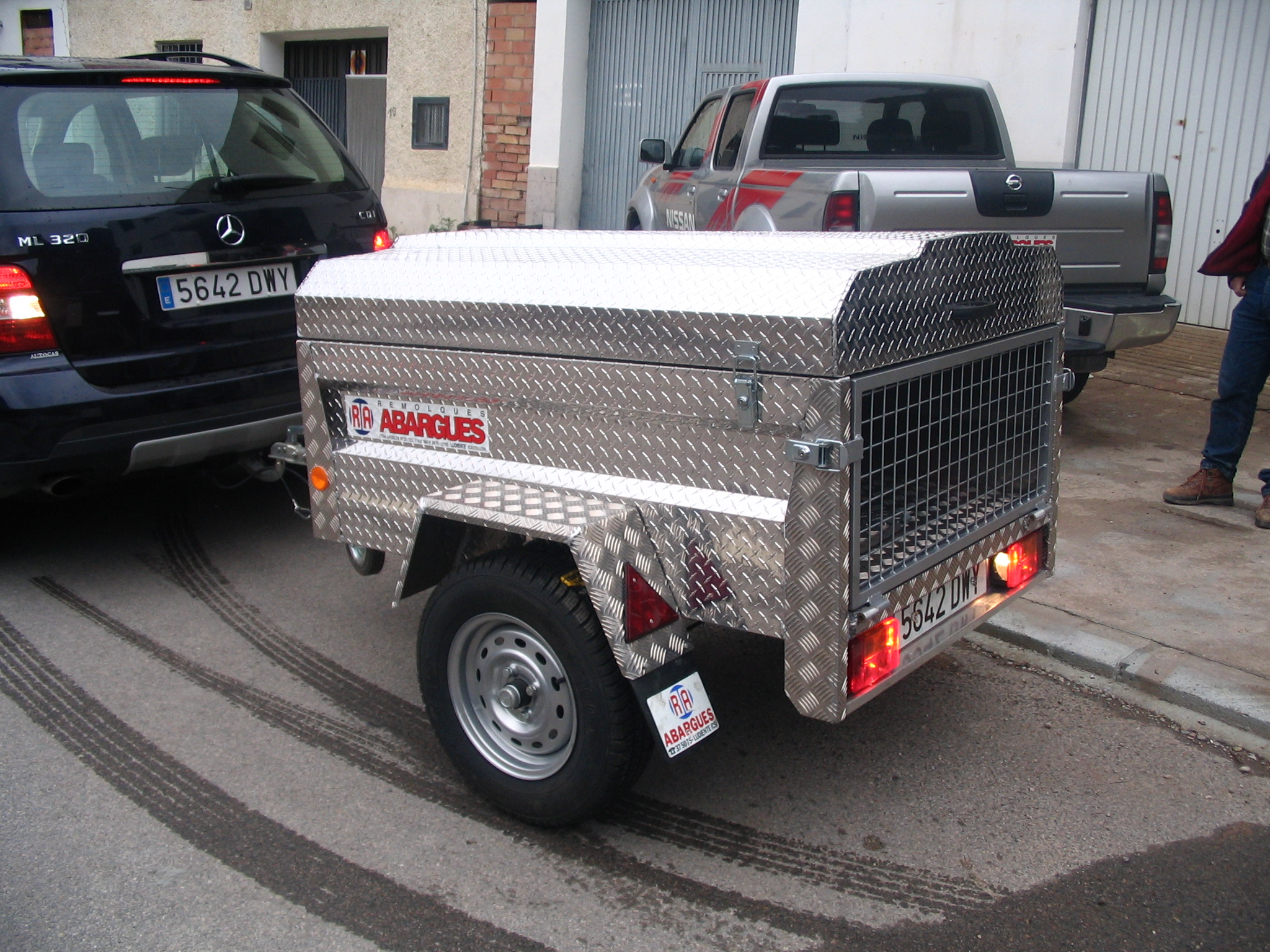 Photo remolque perros caza