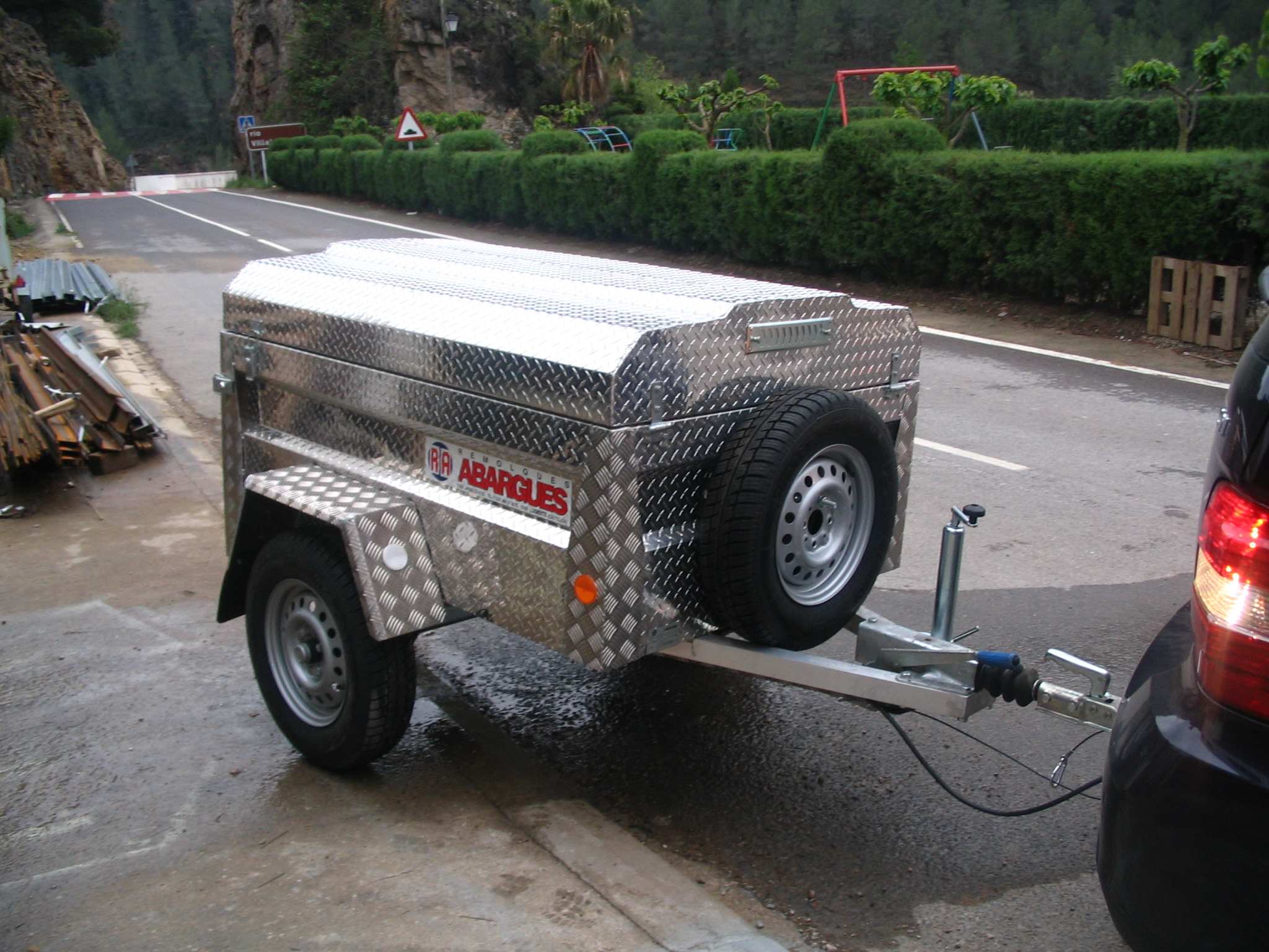 Photo remolque perros caza