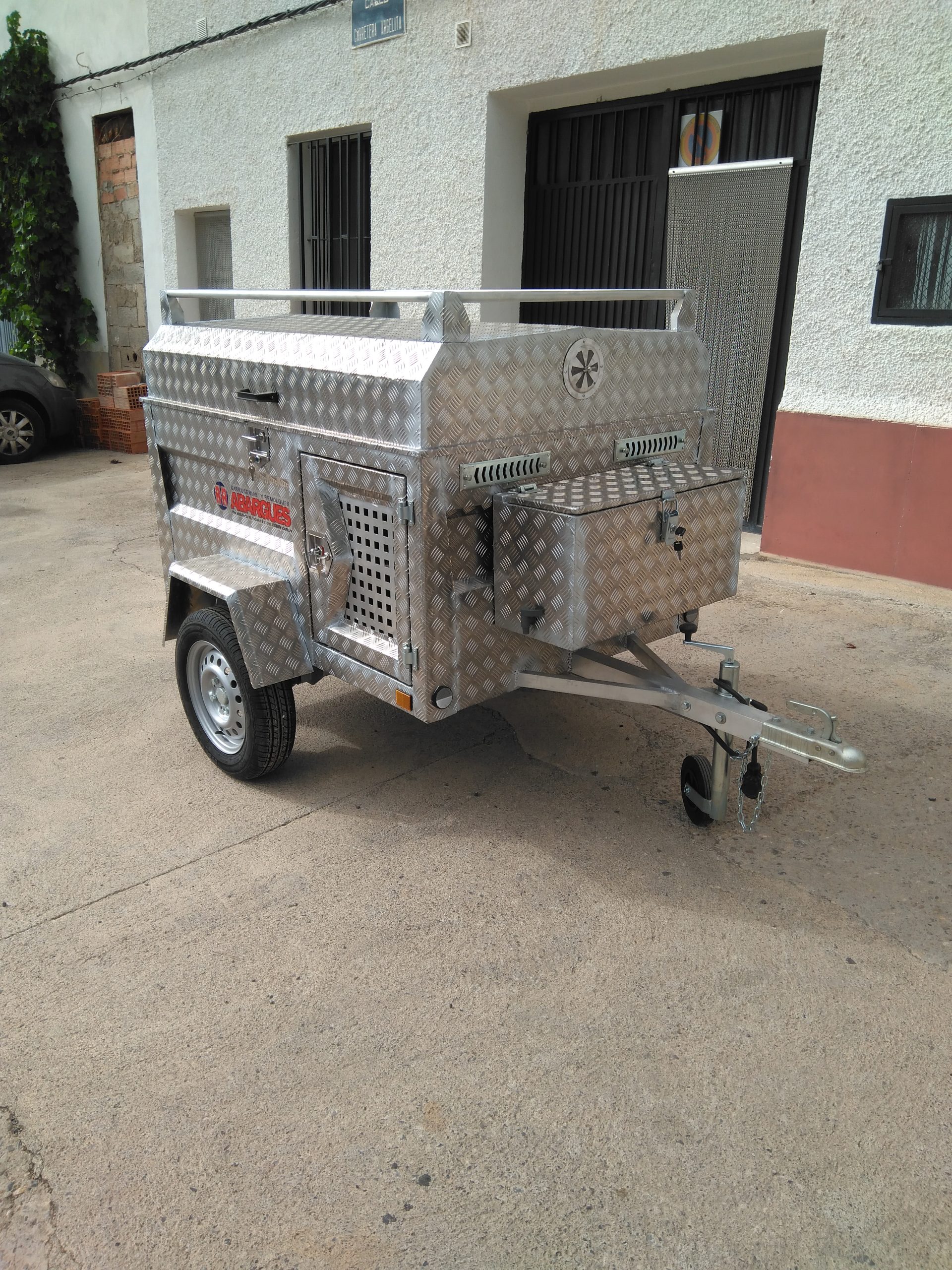 Photo remolque perros caza