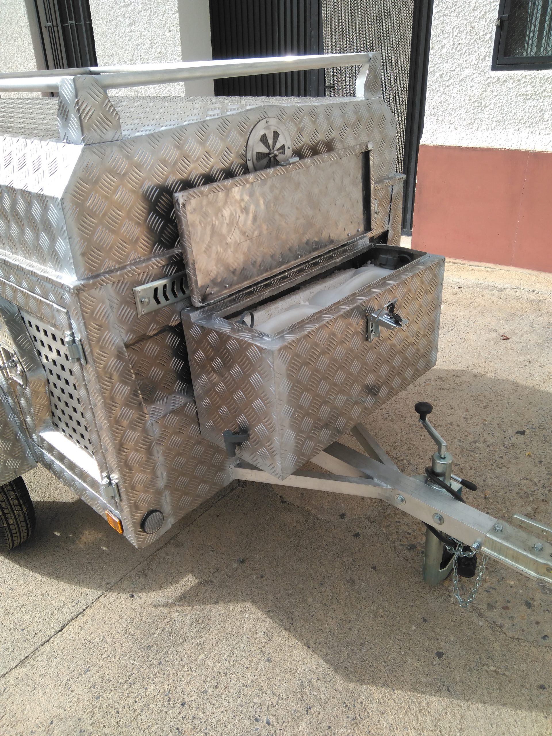 Photo remolque perros caza